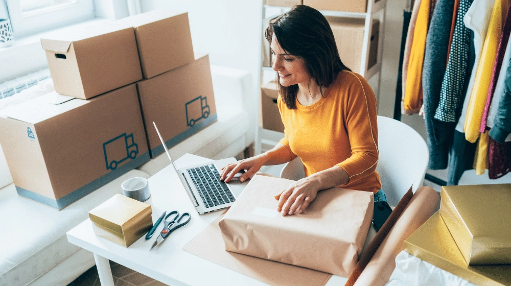 Small Business - Woman at Laptop