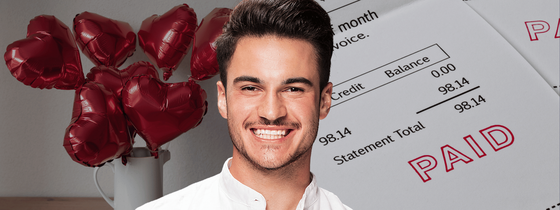 Young man smiling
